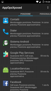 Come disattivare Google Play Services e Framework con AppOpsXposed